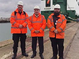 AoS Vice Chair Southampton port visit