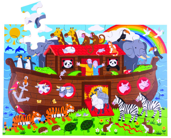 Children’s Noah’s Ark Wooden Floor Puzzle